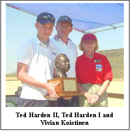 Text Box:
Ted Harden II, Ted Harden I and Vivian Koistinen